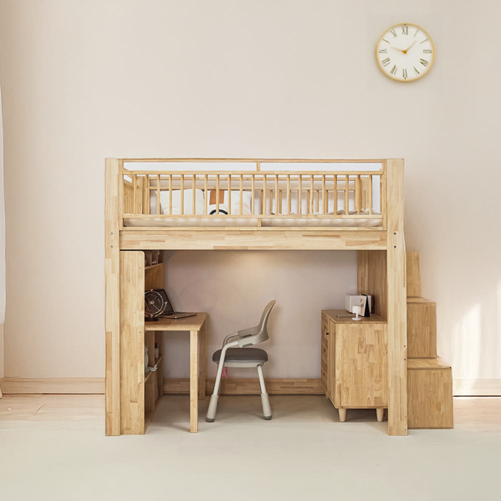 문하우스 유아 성인 벙커침대 어른 2층 벙커형 침대책상세트