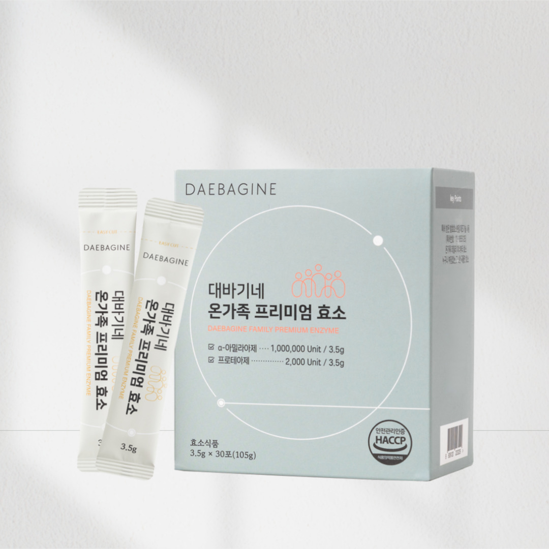 대바기네 온가족 프리미엄 효소 곡물효소  (3.5gx30포) 1박스 - 상세 이미지 4