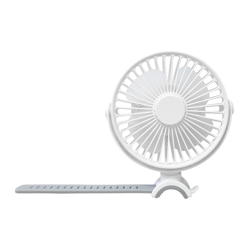 유모차 선풍기 실리콘 밴드 그립형 3단 풍속 조절 휴대용