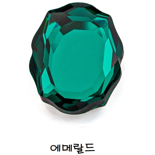 스와로브스키 4142 바로크미러 10mm 크리스탈 젤 셀프 네일아트재료 스톤 파츠 - 상세 이미지 5