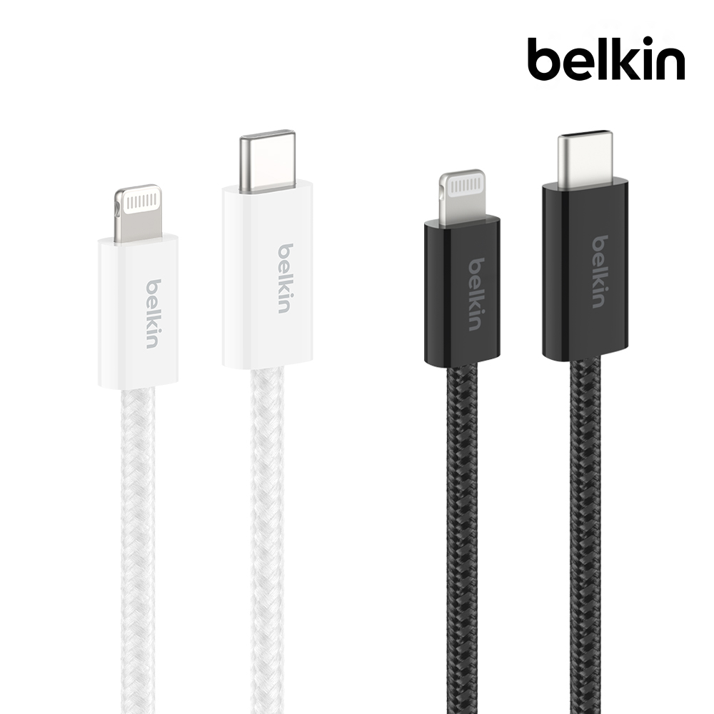 [1.5M] 벨킨 브레이디드 C to 라이트닝 아이폰 충전 케이블 1.5M CAA017qc 아이폰14 13 12 에어팟