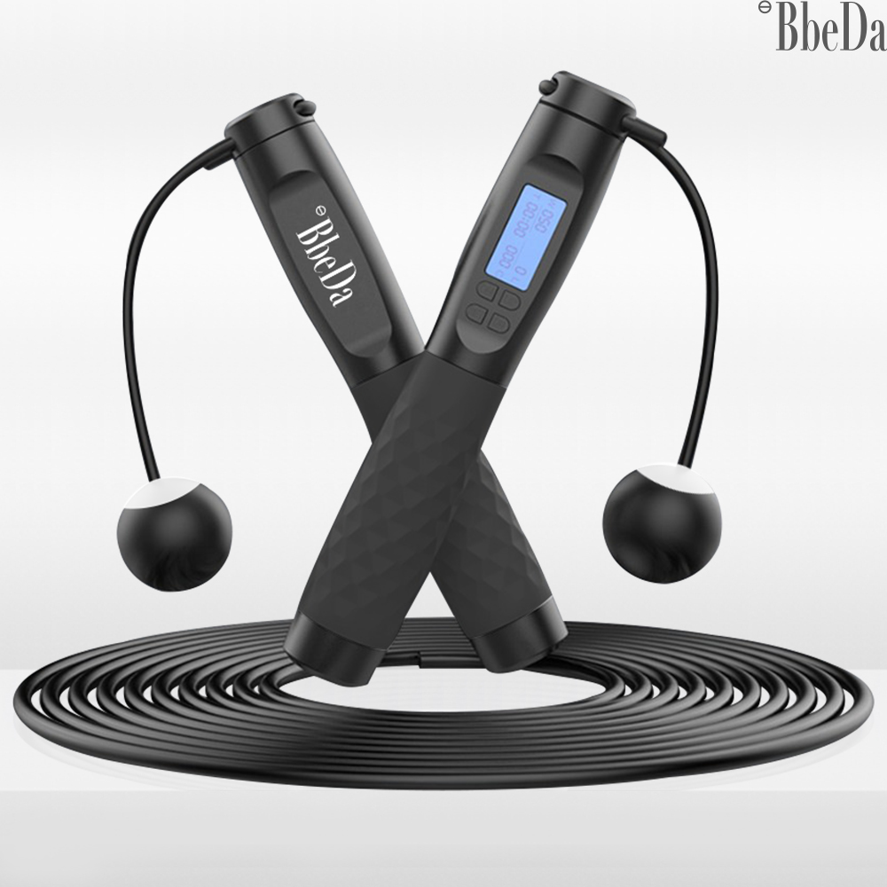 [무선 유선 2in1세트] 빼다 실내 무소음 노라인 와이어 스마트 카운트 줄넘기 LED 프로