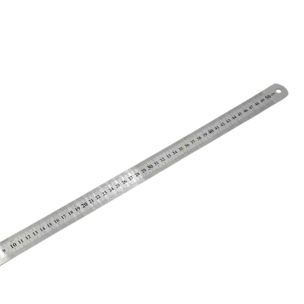 철제 50cm 직자 묵직한 스틸자 전문가 측정용 철자 직선긋기 도구