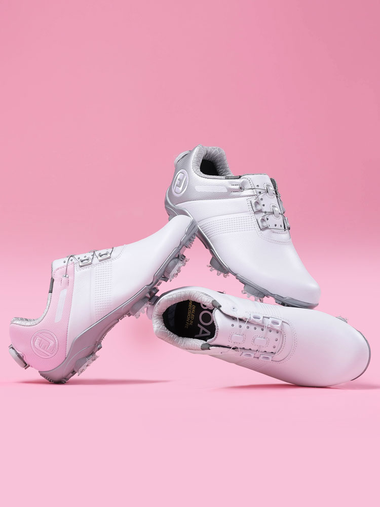 풋조이 DNA 헬릭스 방수 여성 스파이크 골프화 보아 경량 쿠션 여자 골프신발