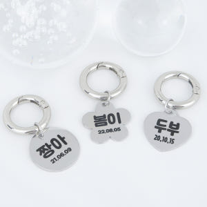 바유 강아지 인식표 써지컬 고양이 이름표 고리형 원형 솔직 후기 | 실제 사용자 리뷰 총정리 - 상품 이미지 2