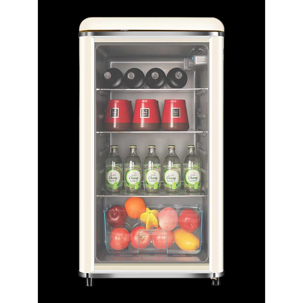 사무실 냉장고 냉장 진열장 음료 신선 투명 보관 50L 50L 완전냉장/화이트+LED/0.5m : 프로빌구매대행