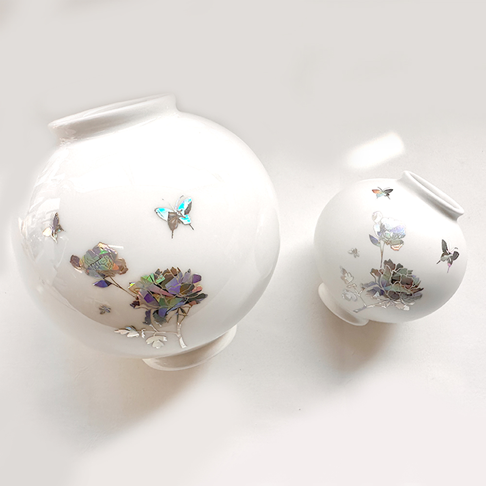 자개 달항아리 아로마 디퓨저 인테리어 실내 방향제 집들이 선물세트 골드드림