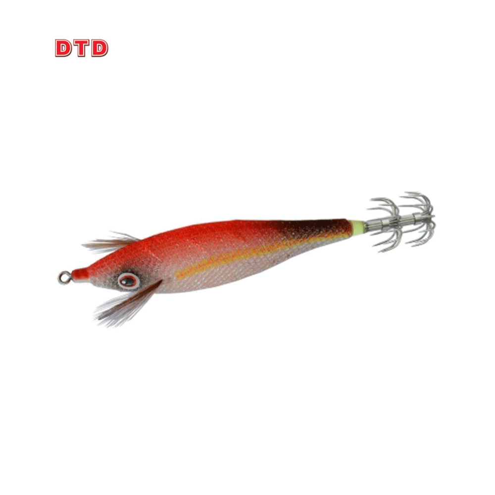 바다루어 DTD 디티디 프리미엄 부크바 한치 갑오징어 에기 슷테 수평 레드, 2.5호 - 상품 이미지