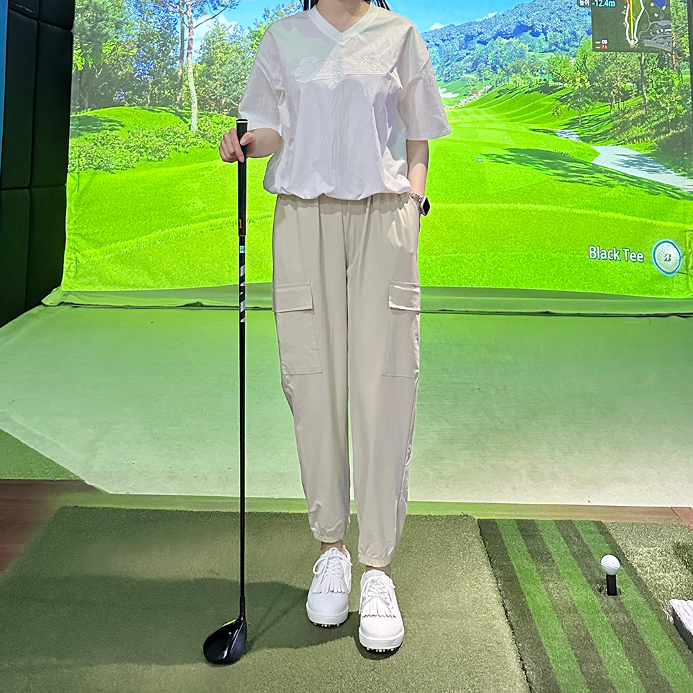 1+1 여성골프조거팬츠 여성골프바지 빅사이즈골프웨어 - 상세 이미지 4