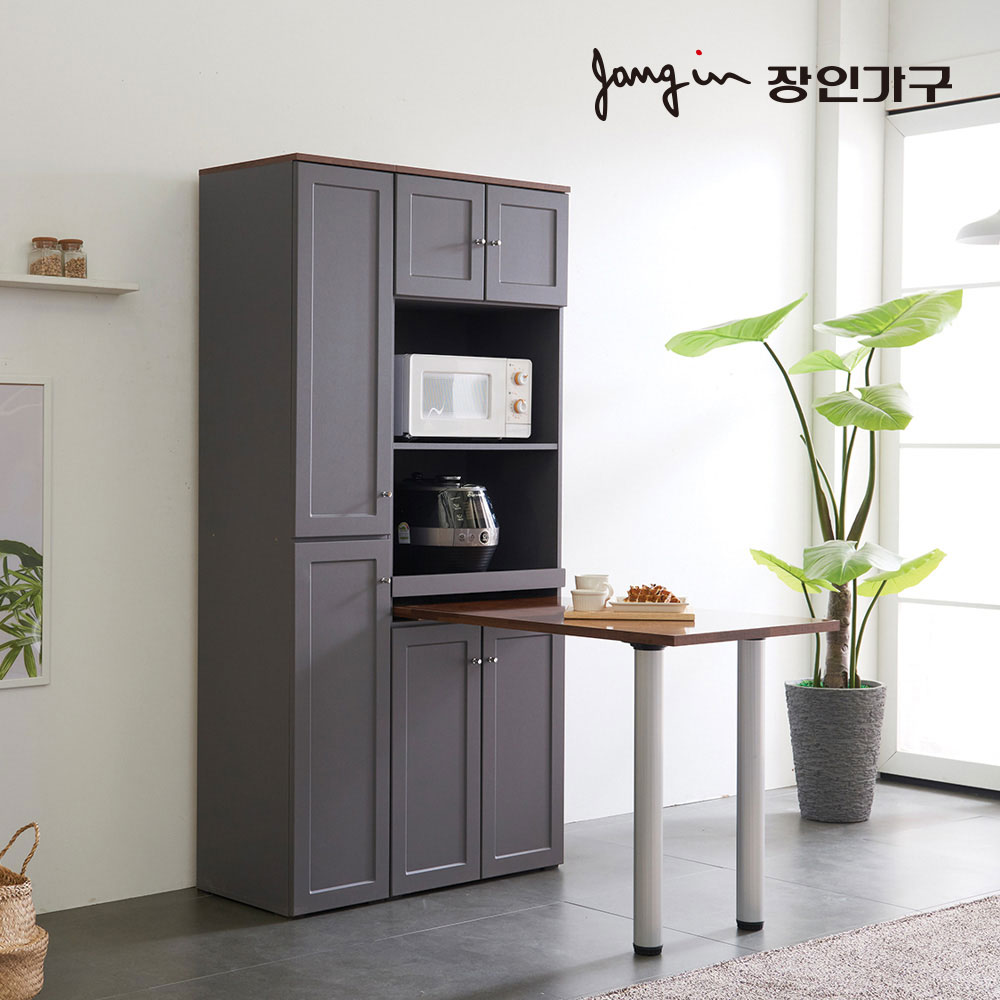 장인가구 쉐프GR 1800 식탁렌지대+틈새장