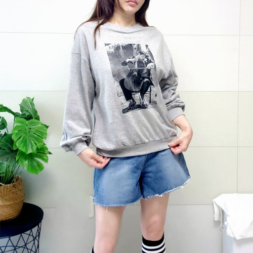 (국산면원단/국내자체생산) T1015 첼로 맨투맨 티셔츠 20대30대여성의류 이미지 8