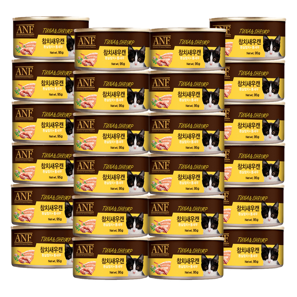 ANF 고양이캔 참치새우, 95g, 24개