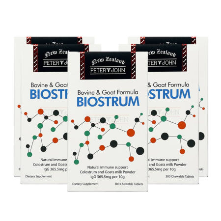 [해외]피터앤존 바이오스트럼 초유 Biostrum 300정 5개