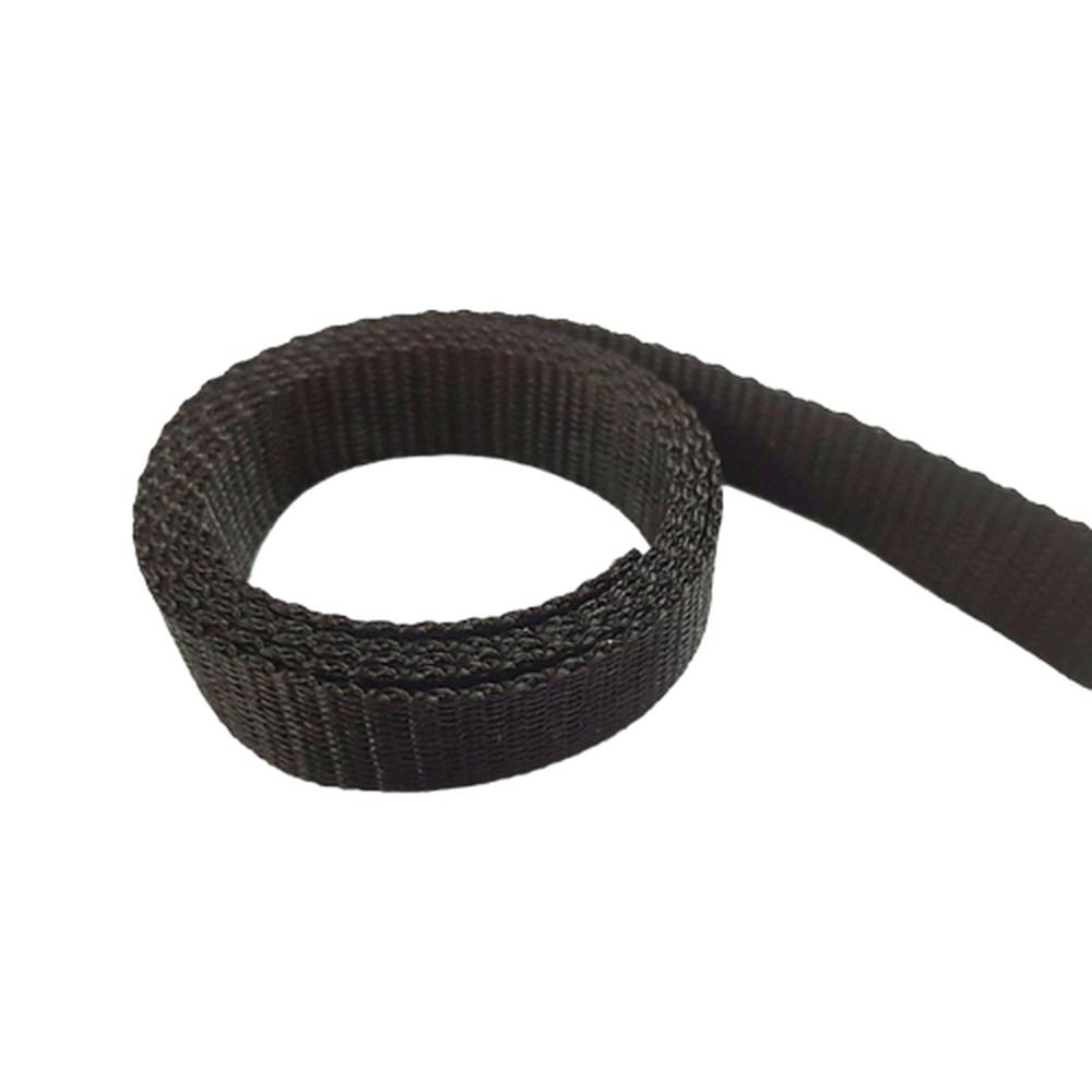 DIY 벨트 부자재 가방끈 다용도 웨이빙스트랩 블랙 20mm