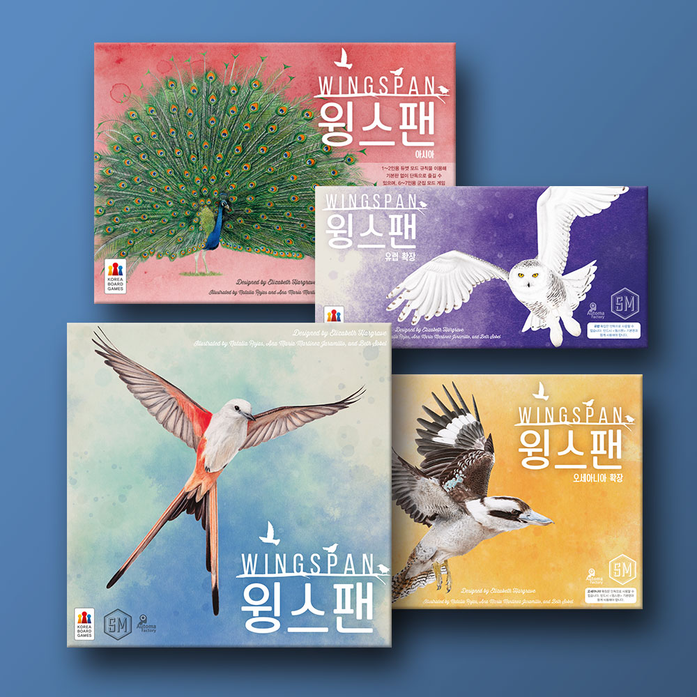 [세트] 윙스팬 시리즈 4종 보드게임 - 상품 이미지