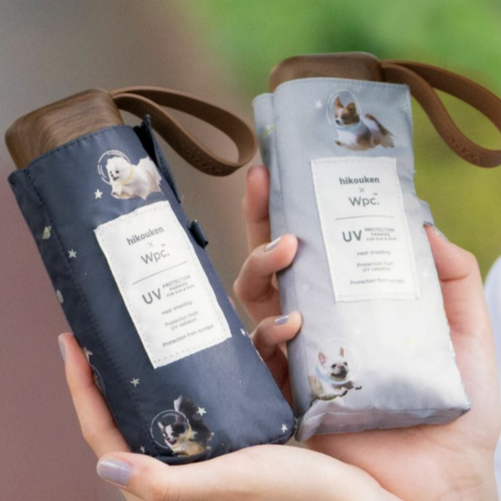 WPC X Flying Dog 양산 차광 우산 겸용 미니 접이식 봄 여름 자외선 휴대용 801-hk002-102