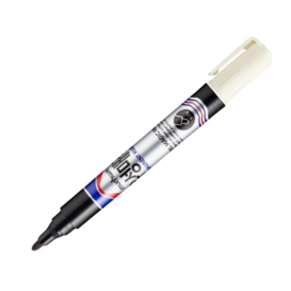 둥근닙 유성마커 옛날 유성매직 펜 기본형 2.5mm 블랙 굵은 네임펜