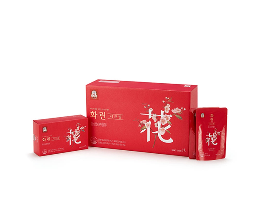 정관장 화린시크릿 70ml 30포 여성전용 제품 갱년기 피로 원기 면역 개선 건강기능식품 - 메인 이미지