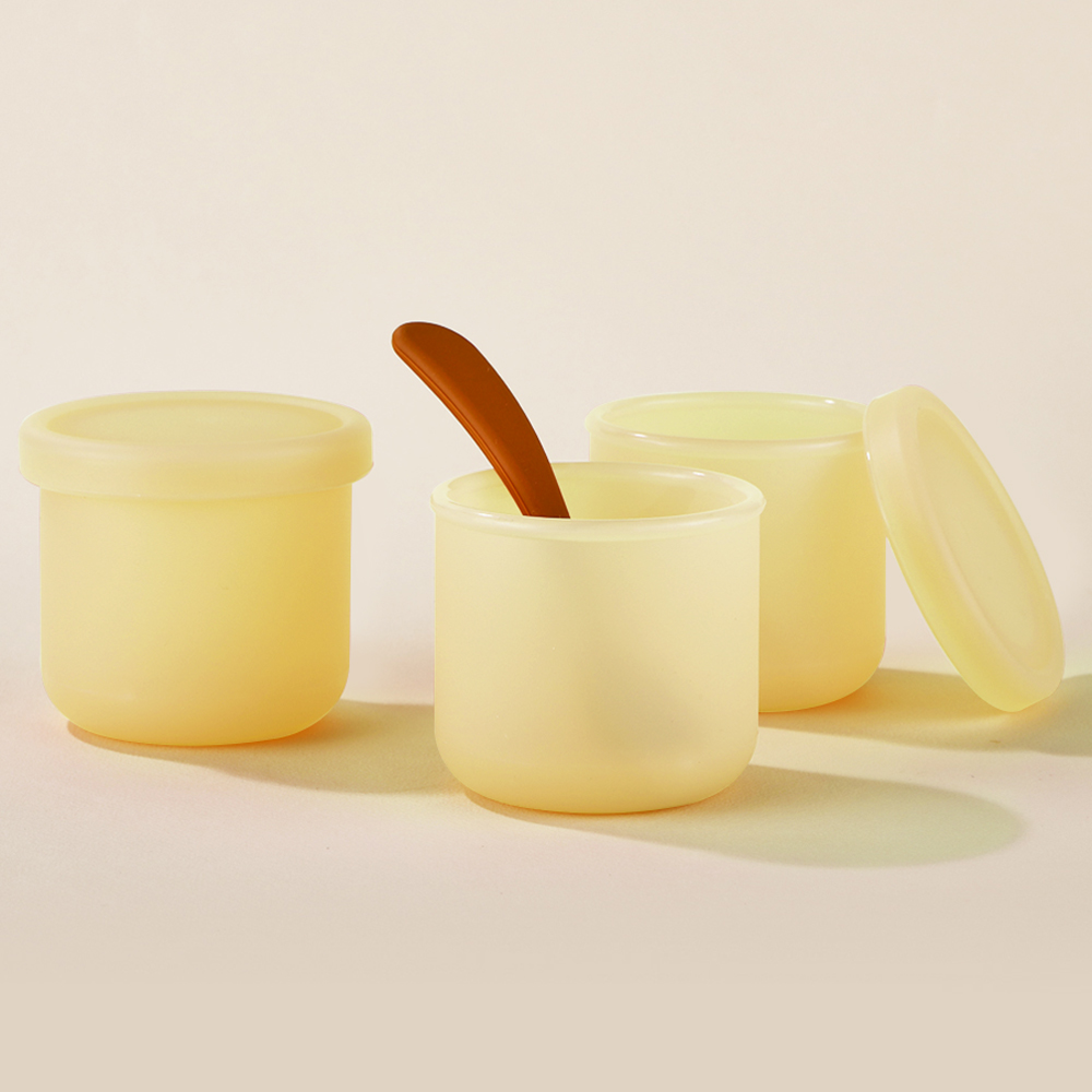 폼폼 반투명 실리콘 밀폐용기 3P세트 (275ml) - 상세 이미지 2