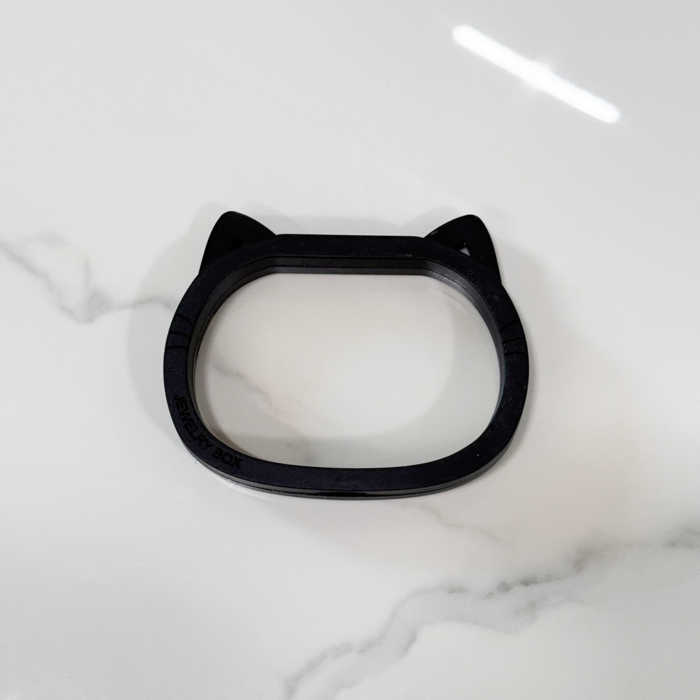 고양이 랩핑 키캡보관함 랩핑박스 포인트 키캡 전시 보관 수납 선물 화이트 이미지 7