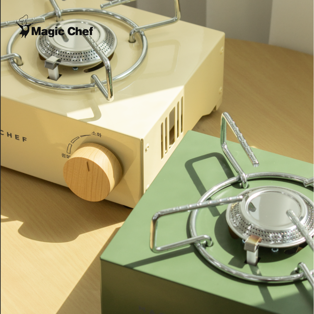 매직쉐프 티니 미니 가스버너 국내생산 캠핑용 휴대용 가방포함 가정용 업소용