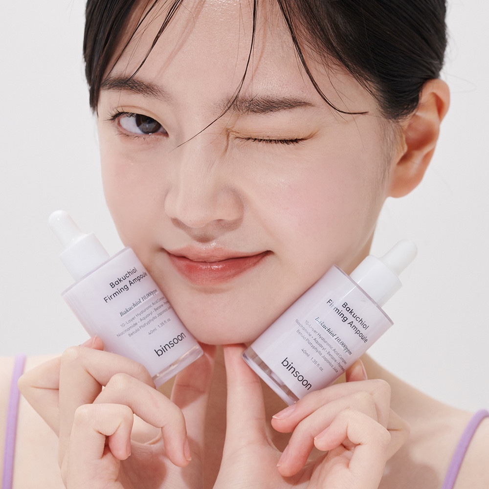 [2종세트] 빈순 바쿠치올 모공탄력 앰플 40ml+스쿠알란 히알루론산 수분 크림 80ml - 상세 이미지 5