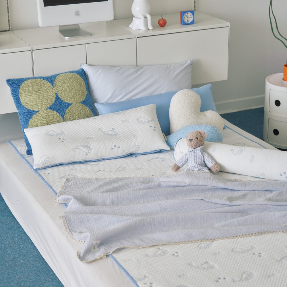 히말라야 듀라론 냉감패드 아이스쿨링 침대패드 휴비스 러브하트 SS 110x210