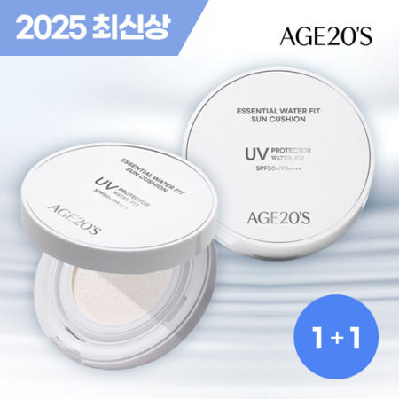 에이지투웨니스 AGE20S' 에센셜 워터핏선쿠션 15g 2개 (1+1)