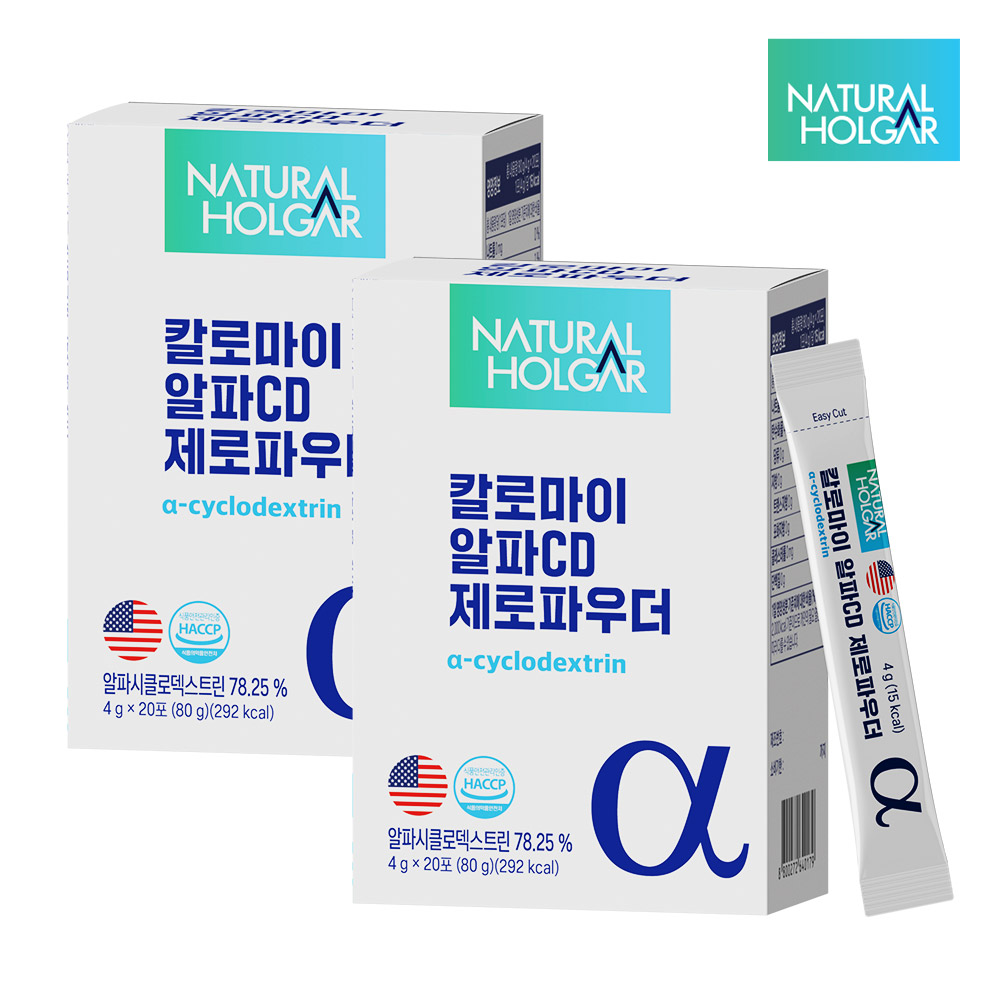 칼로마이 알파CD 제로파우더 알파시클로덱스트린 알파시디 씨디 20포, 3개 - 상세 이미지 4