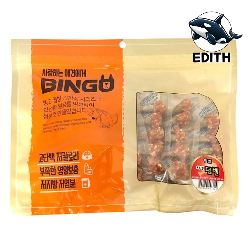 애완견 건강간식 치킨 덤벨 400g 맛있는 애견용 간식 : 추억쉼터