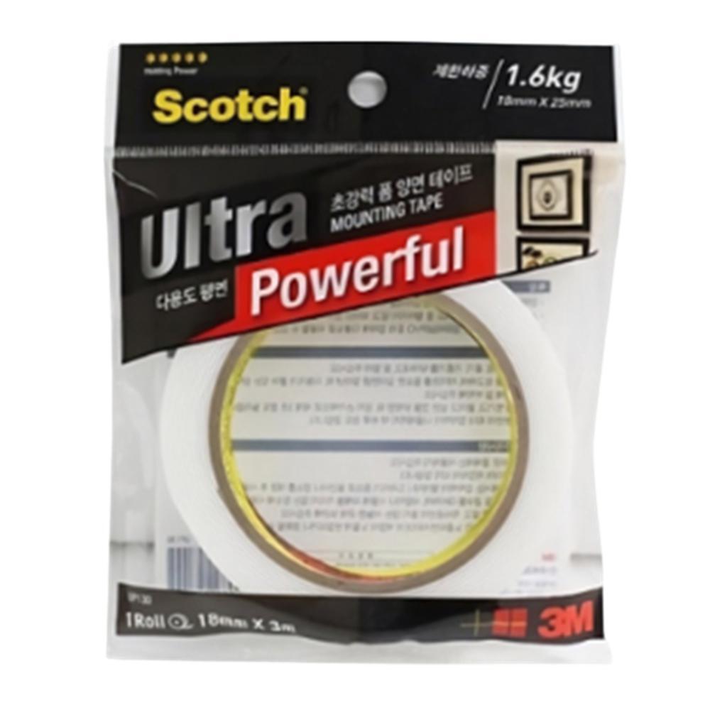 초강력 양면테이프 접착테이프 폼타입 18mm 3m