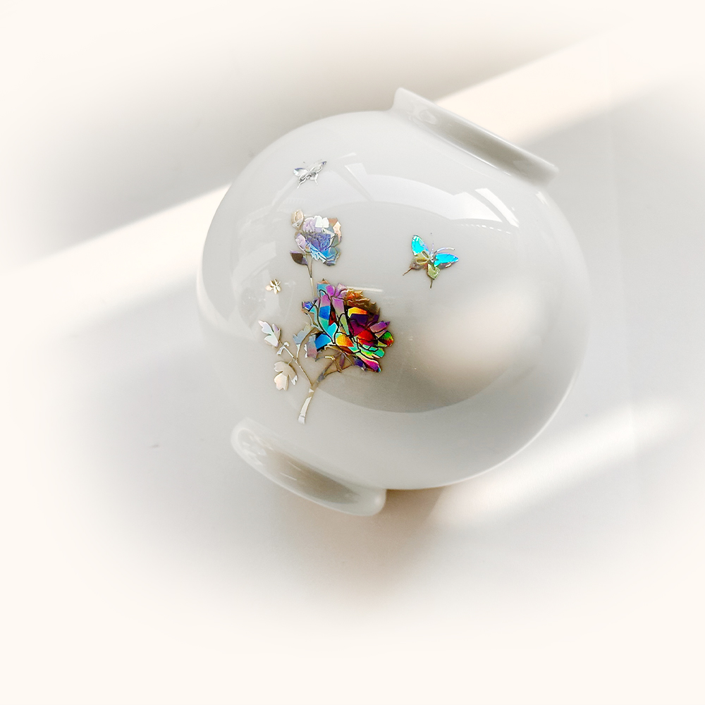 자개 달항아리 아로마 디퓨저 인테리어 실내 방향제 집들이 선물세트 골드드림