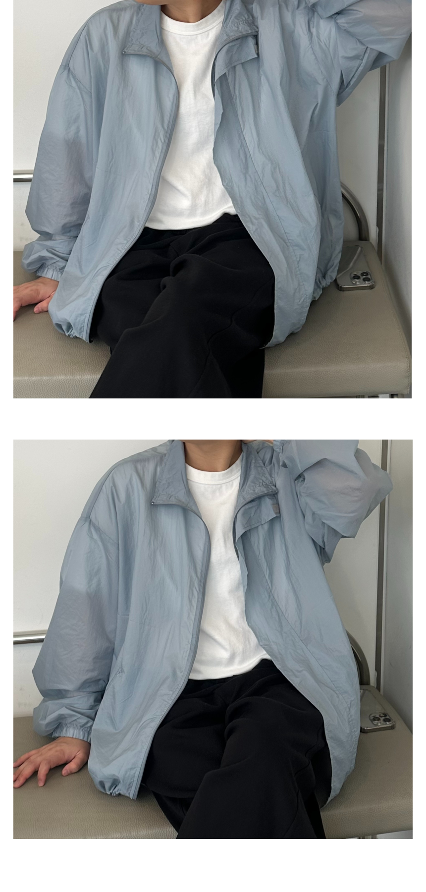 썸머윈드브레이커 커플룩 데일리룩 바람막이 상세 이미지 2