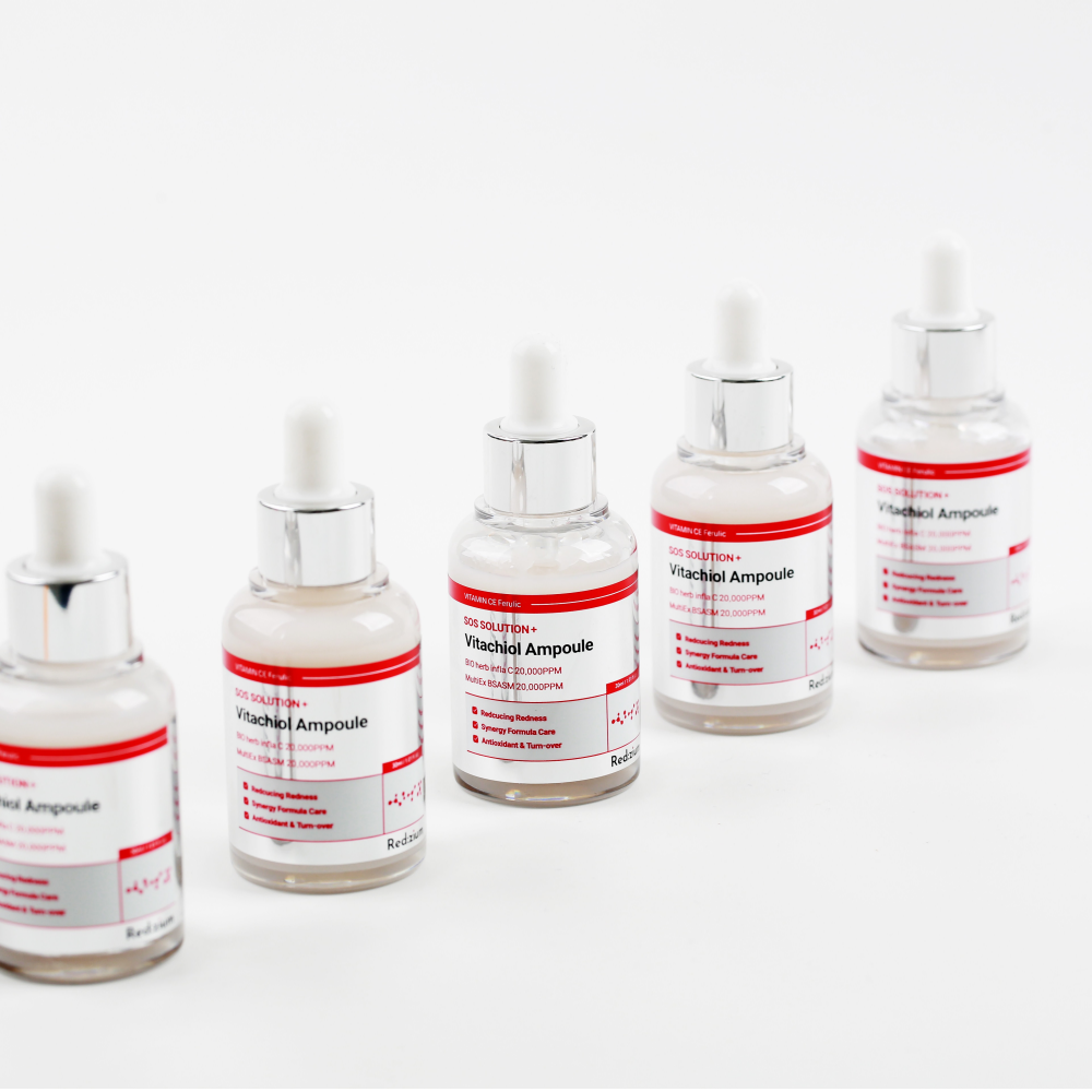 레드지움 재생 앰플 비타민 C E 페룰릭 비타치올 흔적 세럼 30ml