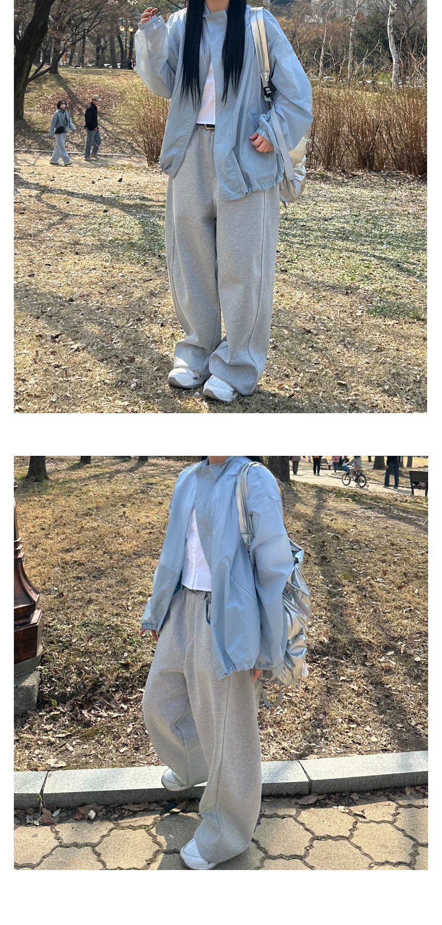 썸머윈드브레이커 커플룩 데일리룩 바람막이 상세 이미지 5