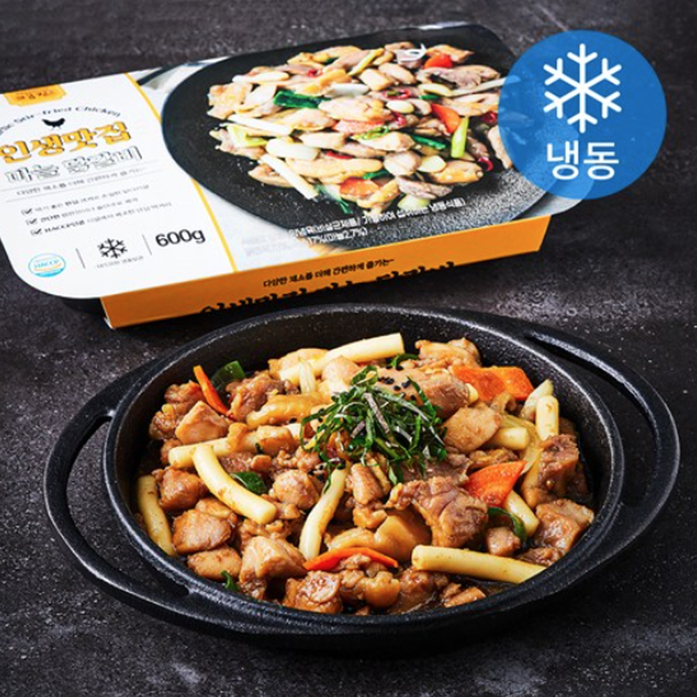 고급진 인생맛집 마늘 닭갈비 300g 2팩 총 600g (냉동)