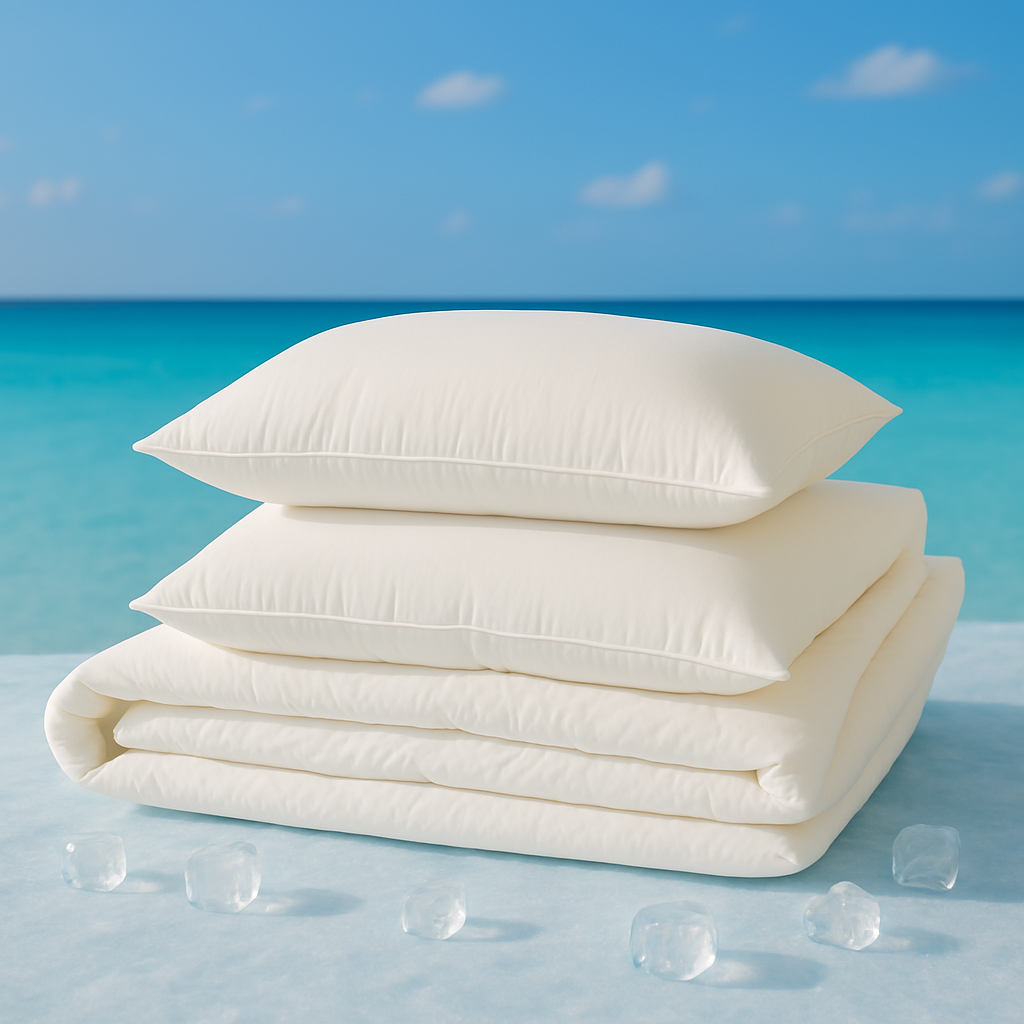 시원한 스탠다드 냉감이불 접촉냉감 듀라론 60수 아사 양면 항균 국산 여름이불 세트 Q