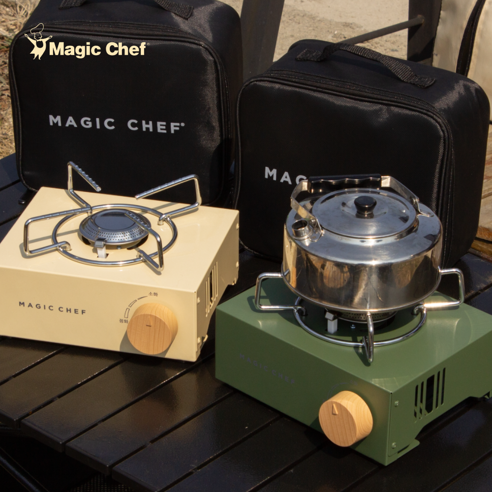 매직쉐프 티니 미니 가스버너 국내생산 캠핑용 휴대용 가방포함 가정용 업소용
