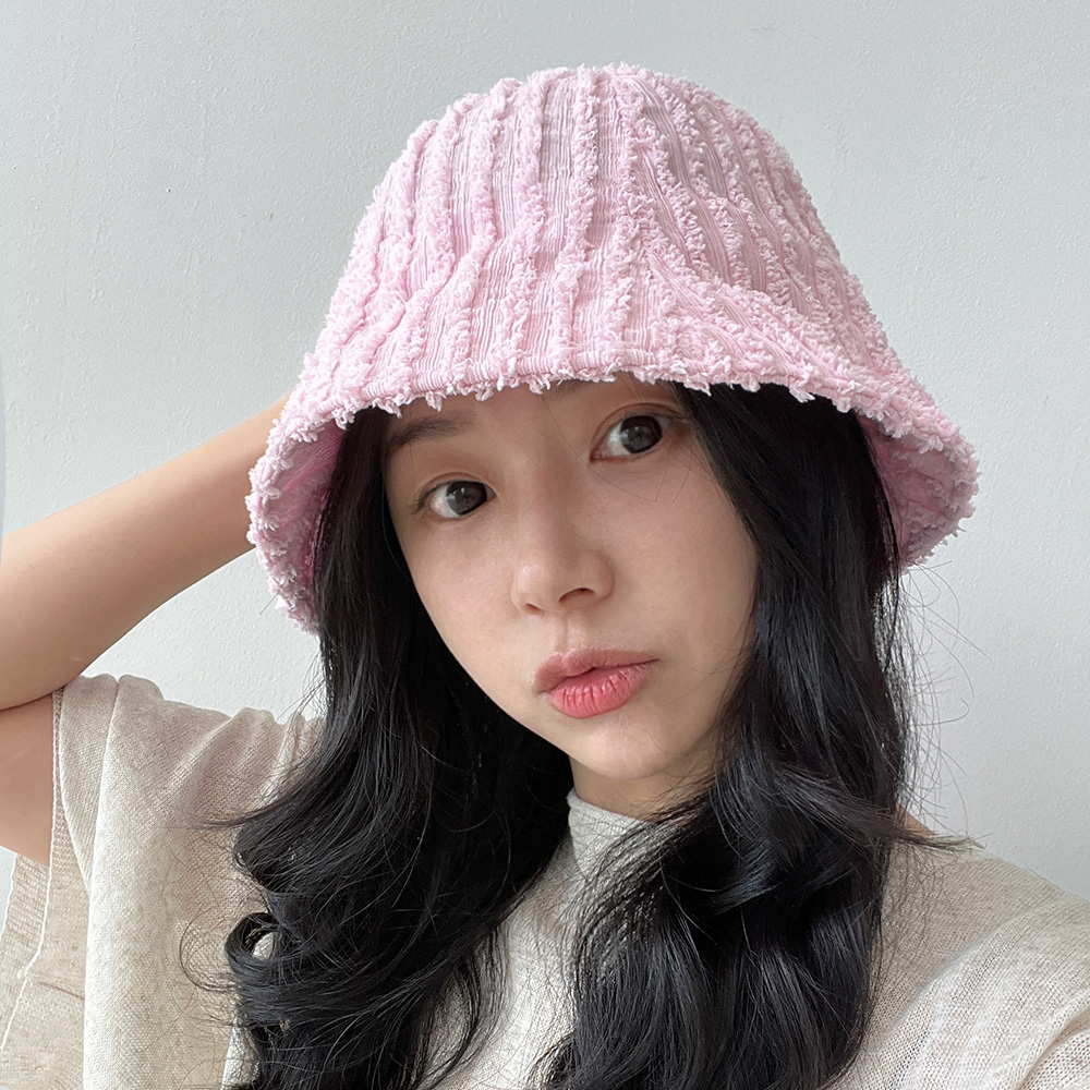 프릴,튤립,버킷햇 숏플로피햇 여성 여름 벙거지 모자 이미지 7