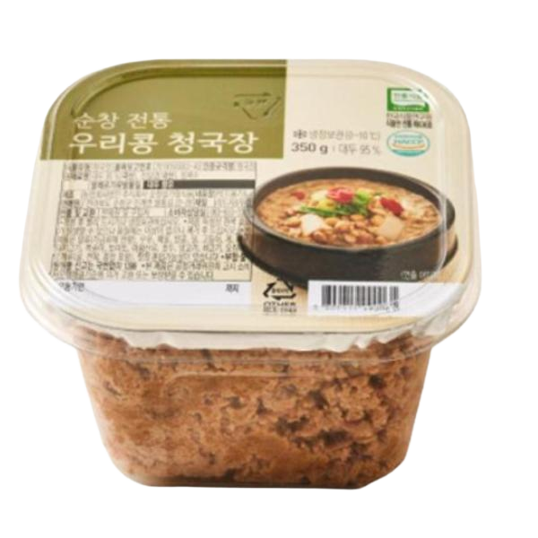 우리콩 청국장 (350g) 풀무원 시골맛 요리레시피 홈캉스 풍미업 캠핑조미료 가정식백반 : 모든아우라