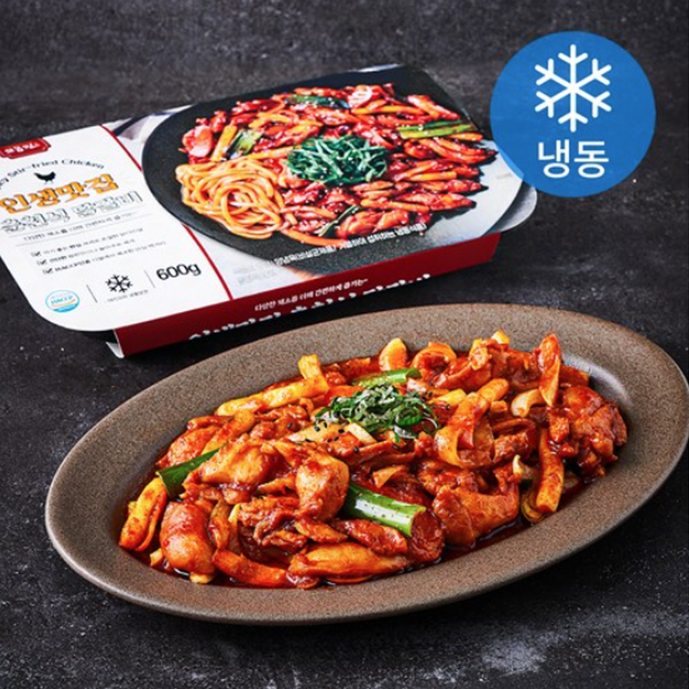 고급진 인생맛집 춘천식 닭갈비 300g 2팩 (냉동) 총600g