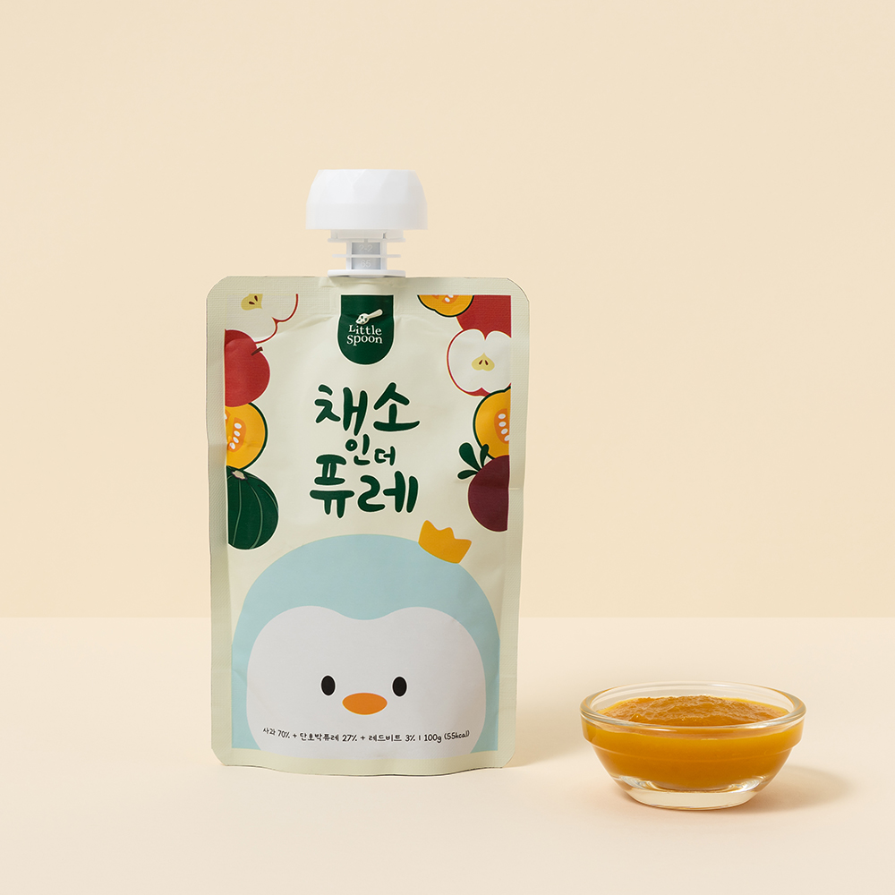 리틀스푼 아기 퓨레 20팩 골라 담기 과일 오트밀 채소 6개월 7개월 돌 이유식 간식