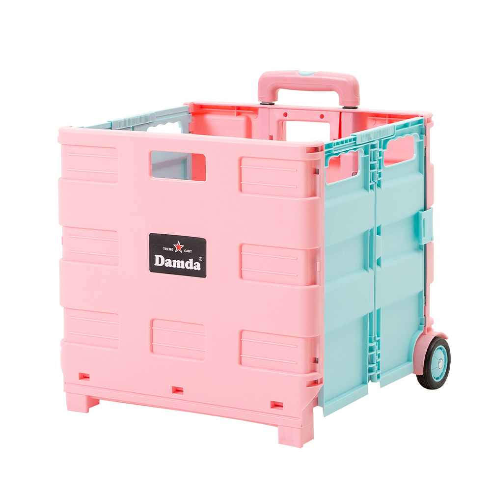 담다 장바구니캐리어 폴딩카트 쇼핑카트 접이식 시장바구니 캠핑수납박스 피크닉 손수레