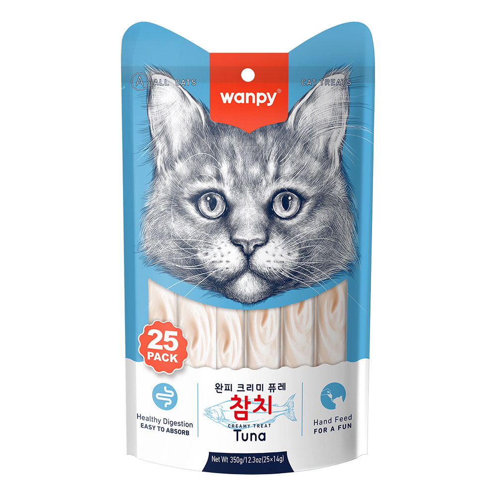 완피 크리미 퓨레 고양이 츄르 콤보, 14g, 25개 - 상세 이미지 5