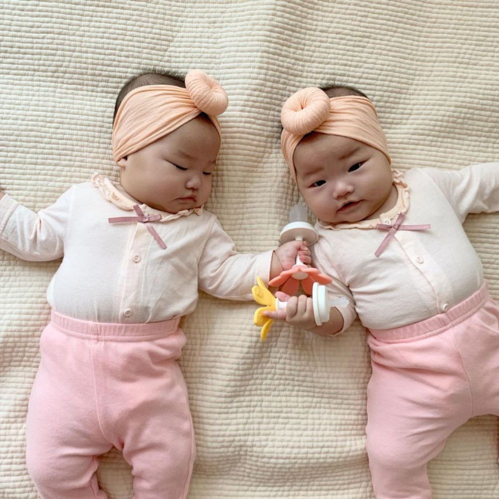 2+1 디어딜리 아기헤어악세사리 아가머리띠 유아헤어밴드 신생아선물 도넛밴드 - 상세 이미지 2