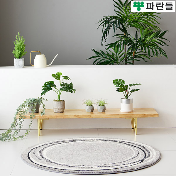 파란들가구 30T 고무나무원목 1200 다용도선반 화분대 원목선반 - 상세 이미지 2