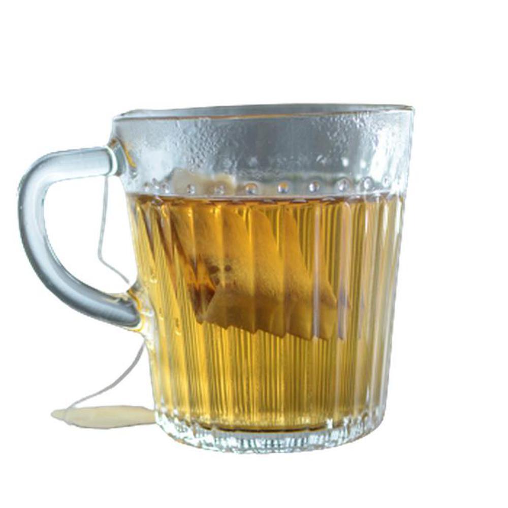투명 유리 찻잔 손잡이 유리머그 허브티 홍차 250ml