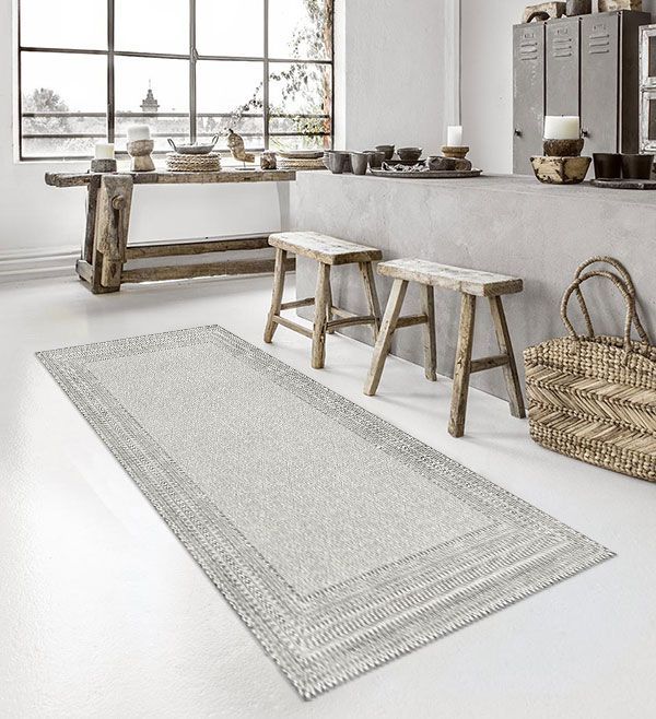 베이자플로우 PVC 러그 - 에밀리아 화이트 180 x 260 cm