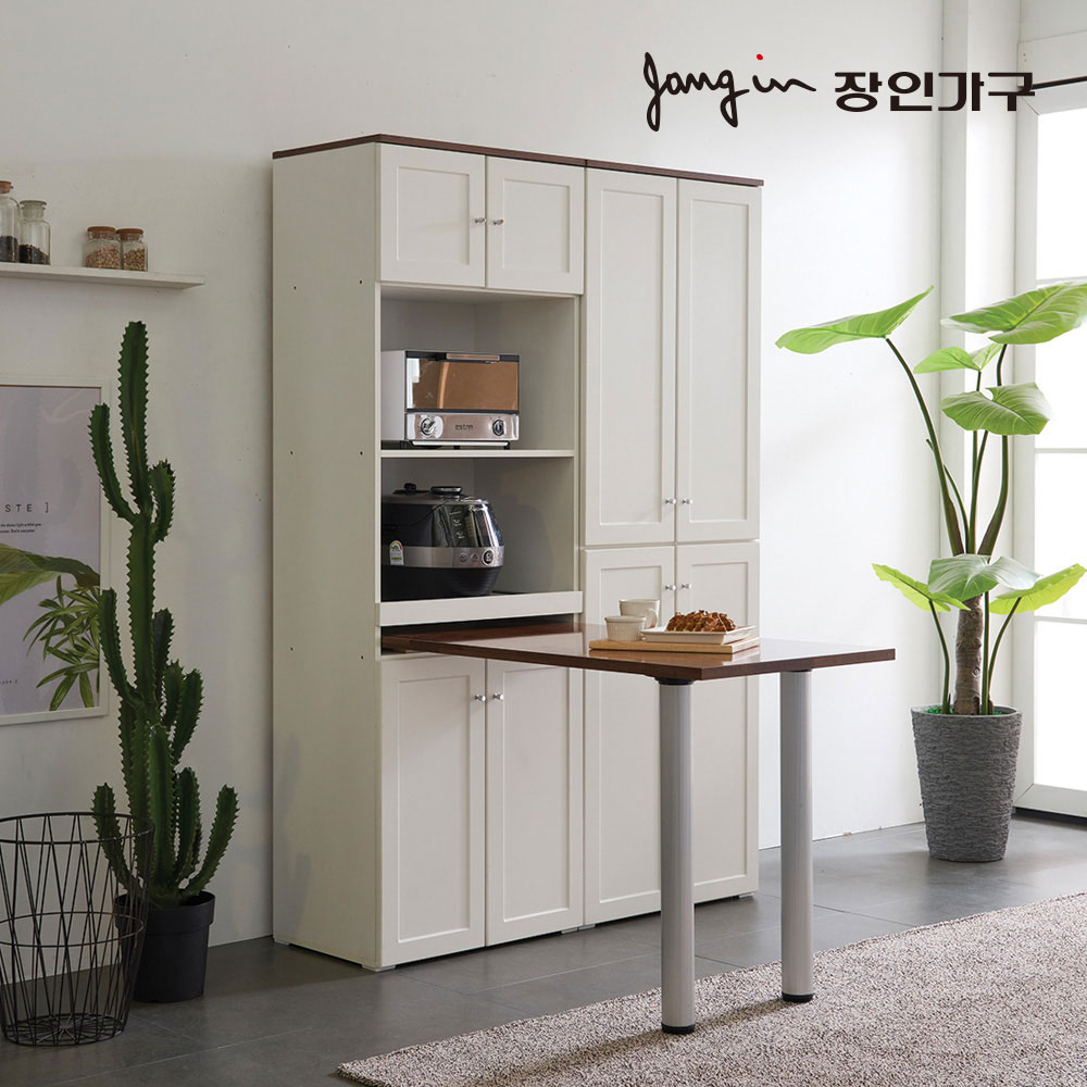 장인가구 쉐프IV 1800 식탁렌지대+수납장 - 상세 이미지 3