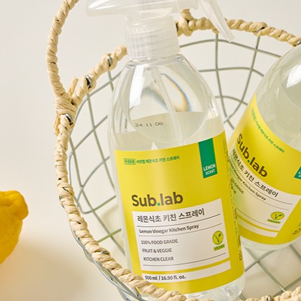 쉐프PICK 서브랩 레몬식초 키친 스프레이 500ml, 2개 - 상세 이미지 2